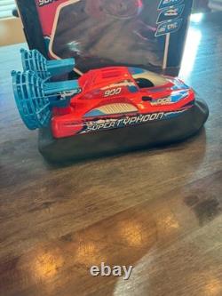 Taiyo Super Typhoon 900 Hovercraft RC Boat Vintage Rare HTF Tested w Box Parts