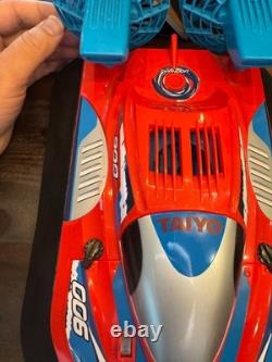 Taiyo Super Typhoon 900 Hovercraft RC Boat Vintage Rare HTF Tested w Box Parts