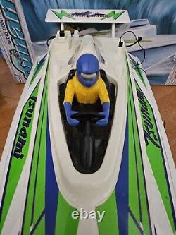 Tested Works! Vintage Radio Shack RC Tsunami Speed Boat 60-4240 Original Parts