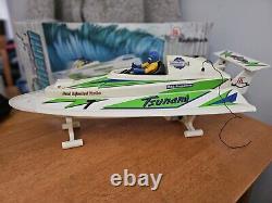 Tested Works! Vintage Radio Shack RC Tsunami Speed Boat 60-4240 Original Parts