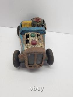 Tin Hot Rod battery operated Dream Boat Rock n Roll Vintage toy car Parts Car