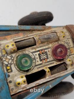 Tin Hot Rod battery operated Dream Boat Rock n Roll Vintage toy car Parts Car