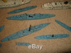 Triang minic ocean liners and ships parts etc vintage metal boats