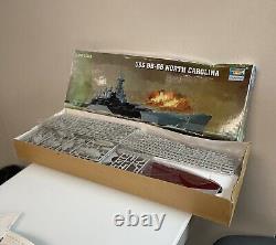 Trumpeter 05303 USS North Carolina BB-55 Open Box Ship Kit Parts Sealed 1/350