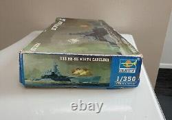 Trumpeter 05303 USS North Carolina BB-55 Open Box Ship Kit Parts Sealed 1/350