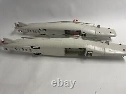 Two 2x 1962 REMCO BARRACUDA ATOMIC SUB Toy Boat Vintage Parts Or Repair