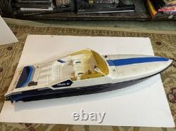 Two Vintage Traxxas Villain IV Boats Untested For Parts Or Repair