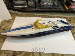 Two Vintage Traxxas Villain IV Boats Untested For Parts Or Repair