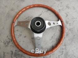 ULTRAFLEX Vintage Boat Steering Wheel Wood 360mm