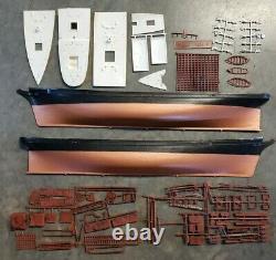 UNBUILT Revell vintage Cutty Sark H364-995 plastic model ship 1/96 opened PARTS