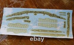 UNBUILT Revell vintage Cutty Sark H364-995 plastic model ship 1/96 opened PARTS