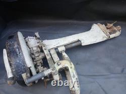 UNTESTED Vintage 3.6 HP Outboard Boat Motor Gas Engine Jon Portable AS IS PARTS