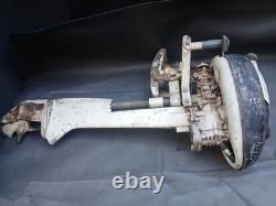 UNTESTED Vintage 3.6 HP Outboard Boat Motor Gas Engine Jon Portable AS IS PARTS
