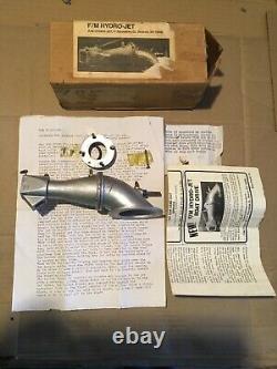 Used Vintage Model F/M Hydro Jet Drive Box, Paperwork &Parts as Photographed