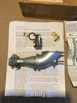 Used Vintage Model F/M Hydro Jet Drive Box, Paperwork &Parts as Photographed