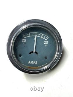 VINTAGEUSED Century Boat 6 Volt AMP INSTRUMENT GAUGE1950'sFOR PARTS / REPAIR