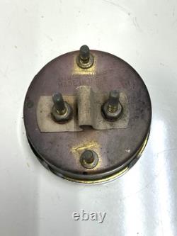 VINTAGEUSED Century Boat 6 Volt AMP INSTRUMENT GAUGE1950'sFOR PARTS / REPAIR