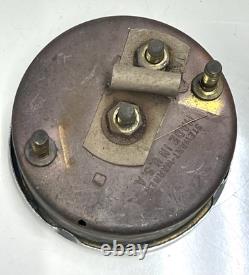 VINTAGEUSED Century Boat 6 Volt OIL INSTRUMENT GAUGE1950'sFOR PARTS OR REPAIR