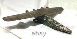 VINTAGE 1930s' RARE SEAPLANE METAL TOY MARTIN M-130 PAN AM PARTS OR RESTORATION