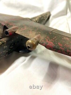 VINTAGE 1930s' RARE SEAPLANE METAL TOY MARTIN M-130 PAN AM PARTS OR RESTORATION