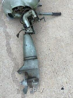 VINTAGE 1940's JOHNSON SEA HORSE TD20 OUTBOARD BOAT MOTOR FOR PARTS ONLY
