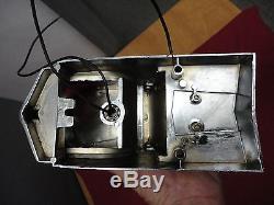Vintage 1950's Or 60's Boat Bow Light With Pennant Shaft Red And Green Lenses Nr