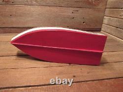 VINTAGE 1950's BATTERY POWERED WOOD TOY MODEL BOAT PARTS