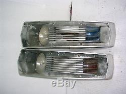 Vintage 1958 1959 1960 1961 Boat Headlights With Port + Starboard Lights L@@k