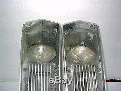 Vintage 1958 1959 1960 1961 Boat Headlights With Port + Starboard Lights L@@k