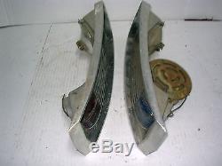 Vintage 1958 1959 1960 1961 Boat Headlights With Port + Starboard Lights L@@k