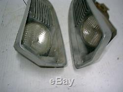 Vintage 1958 1959 1960 1961 Boat Headlights With Port + Starboard Lights L@@k