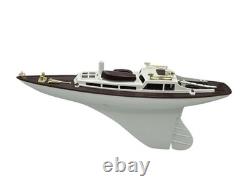 VINTAGE 1960's ELDON TOY COMPANY RACING SLOOP SAIL BOAT BASE ONLY PARTS REPAIR