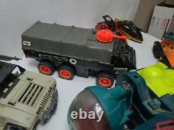 VINTAGE 1980'S HASBRO GI JOE VEHICLES LOT! Incomplete, Parts, as is