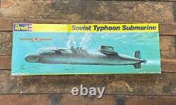 VINTAGE 1989 REVELL SOVIET TYPHOON SUBMARINE 1400 Kit SEALED PARTS