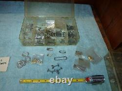 VINTAGE BATTERY OPERATED WOOD Dumas Model Toy BOAT PARTS LOT HUGE RC Remote con