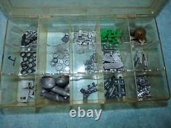VINTAGE BATTERY OPERATED WOOD Dumas Model Toy BOAT PARTS LOT HUGE RC Remote con