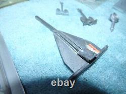 VINTAGE BATTERY OPERATED WOOD Dumas Model Toy BOAT PARTS LOT HUGE RC Remote con
