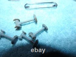 VINTAGE BATTERY OPERATED WOOD Dumas Model Toy BOAT PARTS LOT HUGE RC Remote con