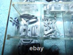 VINTAGE BATTERY OPERATED WOOD Dumas Model Toy BOAT PARTS LOT HUGE RC Remote con