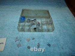 VINTAGE BATTERY OPERATED WOOD Dumas Model Toy BOAT PARTS LOT HUGE RC Remote con