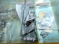 VINTAGE BATTERY OPERATED WOOD Dumas Model Toy BOAT PARTS LOT HUGE RC Remote con