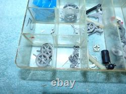 VINTAGE BATTERY OPERATED WOOD Dumas Model Toy BOAT PARTS LOT HUGE RC Remote con