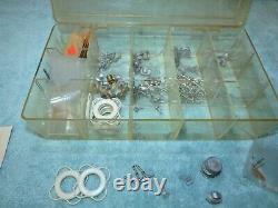 VINTAGE BATTERY OPERATED WOOD Dumas Model Toy BOAT PARTS LOT HUGE RC Remote con