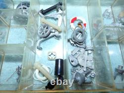 VINTAGE BATTERY OPERATED WOOD Dumas Model Toy BOAT PARTS LOT HUGE RC Remote con