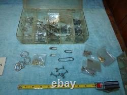 VINTAGE BATTERY OPERATED WOOD Dumas Model Toy BOAT PARTS LOT HUGE RC Remote con