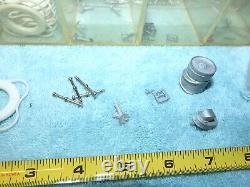 VINTAGE BATTERY OPERATED WOOD Dumas Model Toy BOAT PARTS LOT HUGE RC Remote con