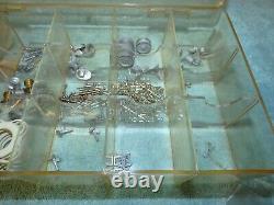 VINTAGE BATTERY OPERATED WOOD Dumas Model Toy BOAT PARTS LOT HUGE RC Remote con