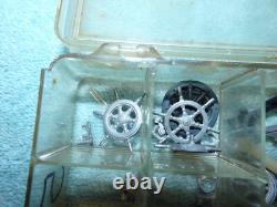 VINTAGE BATTERY OPERATED WOOD Dumas Model Toy BOAT PARTS LOT HUGE RC Remote con