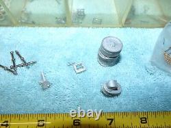 VINTAGE BATTERY OPERATED WOOD Dumas Model Toy BOAT PARTS LOT HUGE RC Remote con