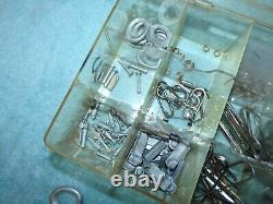 VINTAGE BATTERY OPERATED WOOD Dumas Model Toy BOAT PARTS LOT HUGE RC Remote con